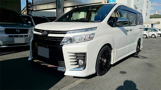 車高調取付ホイール＆タイヤ交換