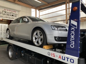 積車で納車